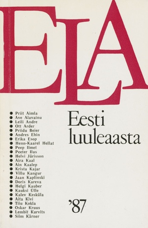 Eesti luuleaasta 1987 