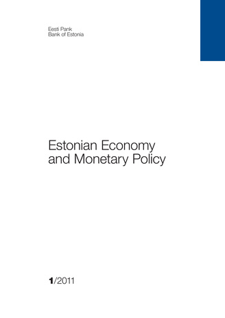 Estonian economy and monetary policy ; 2011/1