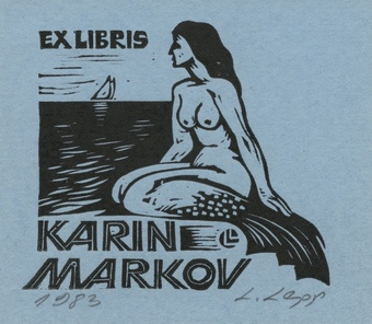 Ex libris Karin Markov