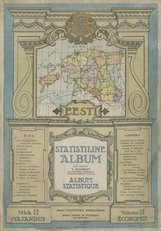 Statistiline album. Vihk II, Majandus = Album statistique. Volume II, Économie 