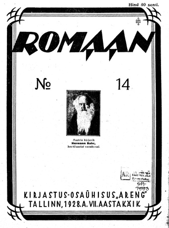 Romaan ; 14 (152) 1928-07