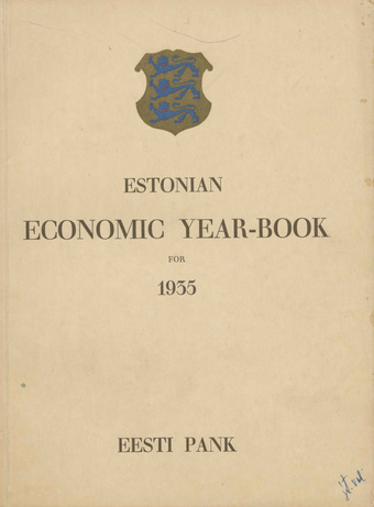 Estonian economic year-book for 1935
