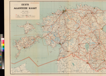 Eesti maanteede kaart