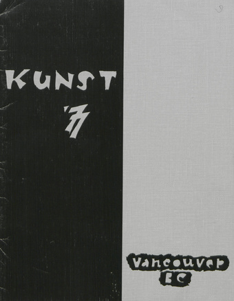 Kunst '77 : a selection of Estonian art : exhibition in Vancouver, in July 1977 : cataloge