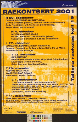Raekontsert 2001 