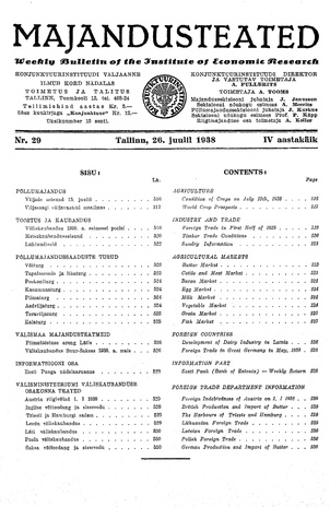 Majandusteated ; 29 1938-07-26
