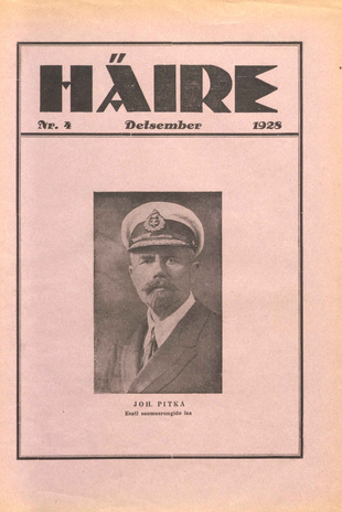 Häire : Tapa Garnisoni ajakiri ; 4 1928-12