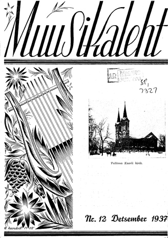 Muusikaleht ; 12 1937-12-20