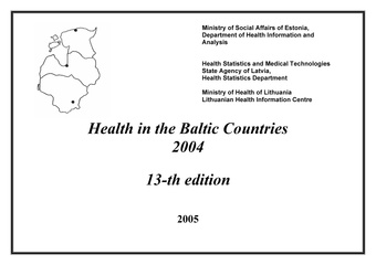 Health in the Baltic countries ; 2004