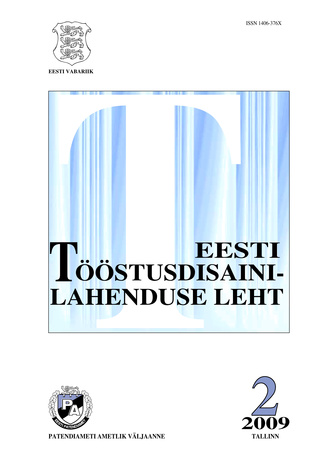 Eesti Tööstusdisainilahenduse Leht ; 2 2009