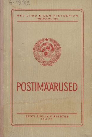 Postimäärused [kinnitatud 30. september 1949]