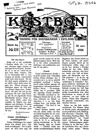 Kustbon ; 42/43 1924
