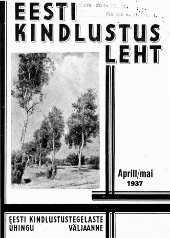 Eesti Kindlustusleht ; 4-5 1937-04/05