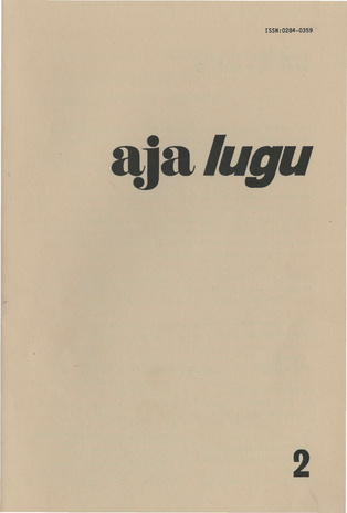 Aja Lugu ; 2 1989
