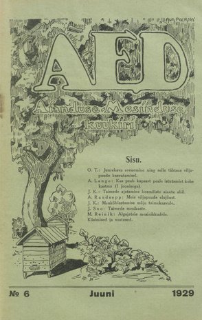 Aed : aianduse ajakiri ; 6 1929-06