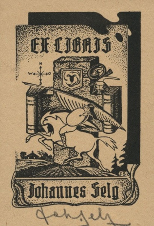 Ex libris Johannes Selg 