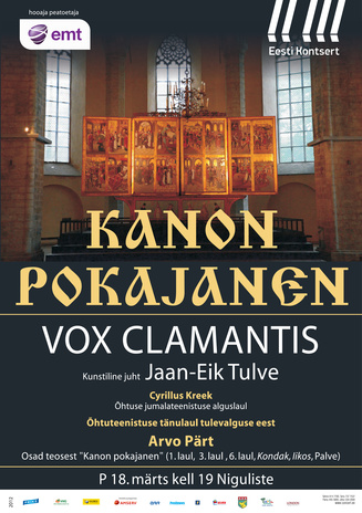 Kanon Pokajainen : Vox Clamantis