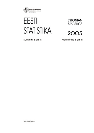 Eesti Statistika ; 8