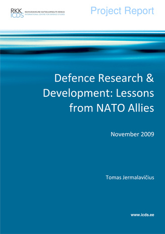 Defence research & development: lessons from NATO allies