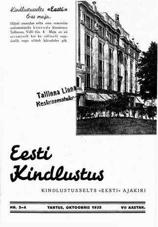 Eesti Kindlustus ; 3-4 1935-10