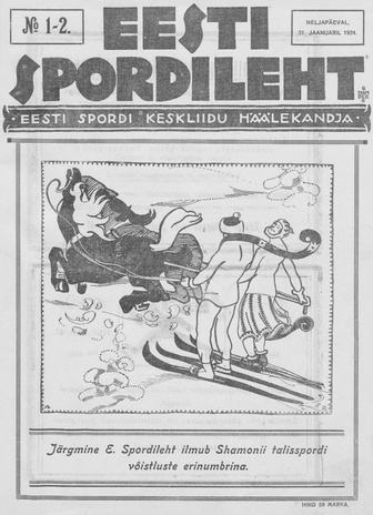 Eesti Spordileht ; 1/2 1924-01-31