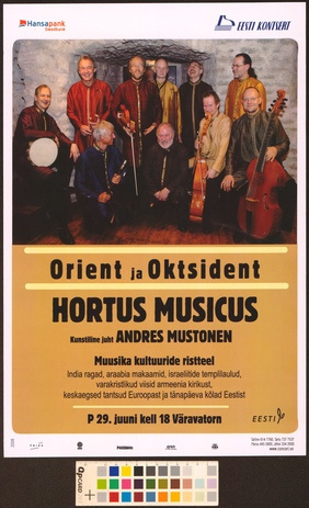 Hortus Musicus : orient ja oktsident 
