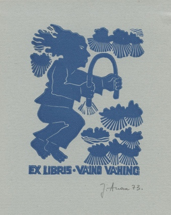Ex libris Vaino Vahing 