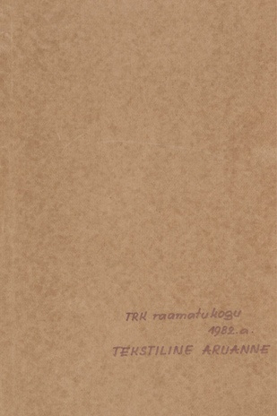 Tallinna Riiklik Konservatooriumi raamatukogu aruanded