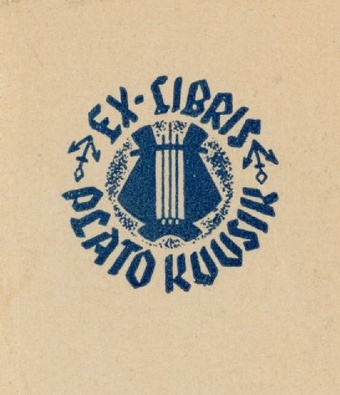 Ex-libris Plato Kuusik 