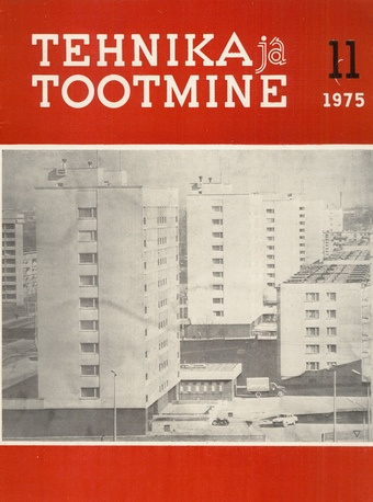 Tehnika ja Tootmine ; 11 1975-11