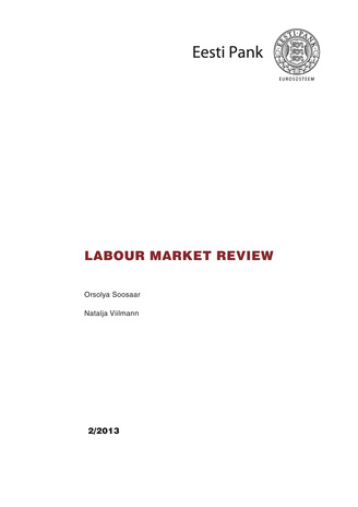 Labour market review ; 2/2013