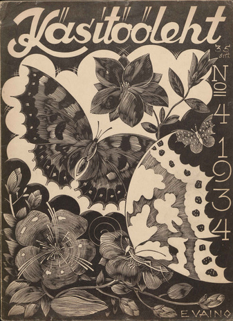 Käsitööleht : naiste käsitöö ja kodukaunistamise ajakiri ; 4 1934-04