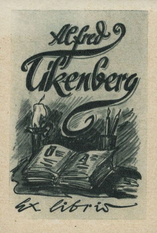 Alfred Tikenberg ex libris 