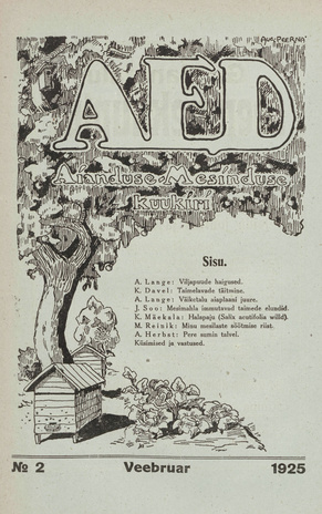 Aed : aianduse ajakiri ; 2 1925-02