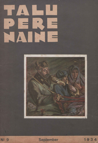 Taluperenaine : kodumajanduse ja kodukultuuri ajakiri ; 9 1934-09