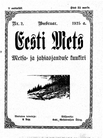 Eesti Mets ; 2 1925