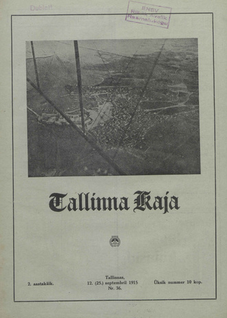 Tallinna Kaja : piltidega nädalakiri ; 36 1915-09-12