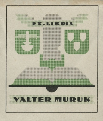 Ex-libris Valter Muruk 
