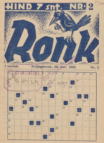 Ronk : [ajakiri] ; 2 1933-11-30