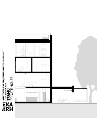 Eramu : arhitektuurne projekteerimine II = Private house : studio project II 