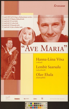 Ave Maria : Hanna-Liina Võsa, Lembit Saarsalu, Olav Ehala 