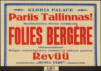Pariis Tallinnas! Folies Bergère revüü