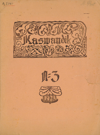 Kasvandik : Tallinna Õp[etajate] Sem[inari] Õppur-kogu aegkiri ; 3 1923