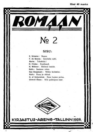 Romaan ; 2 (92) 1926-01