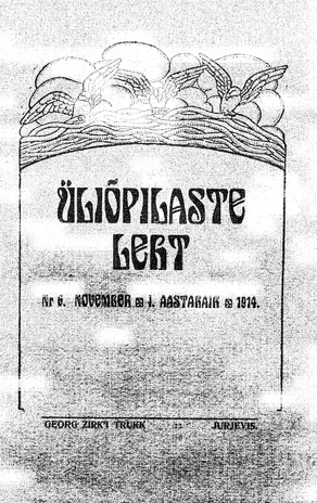 Üliõpilaste Leht ; 6 1914-11