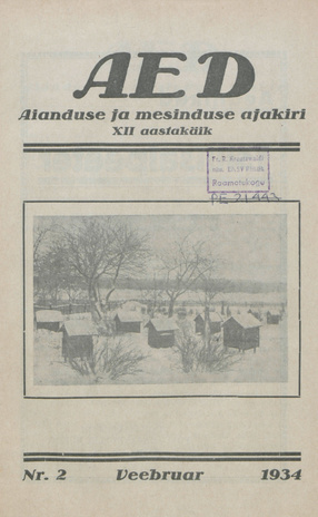 Aed : aianduse ajakiri ; 2 1934-02