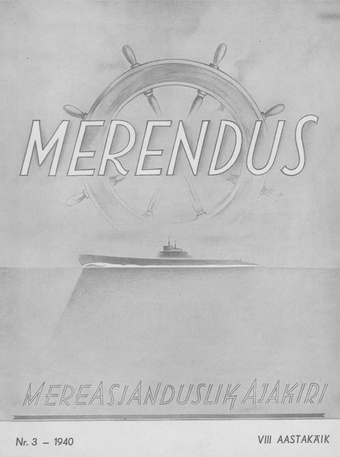 Merendus : mereasjanduslik ajakiri ; 3 1940