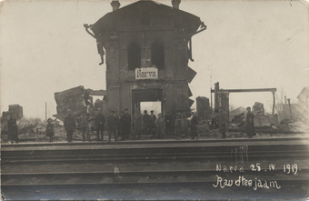 Narva raudteejaam 25.IV.1919