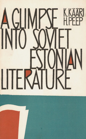 A glimpse into Soviet Estonian literature 