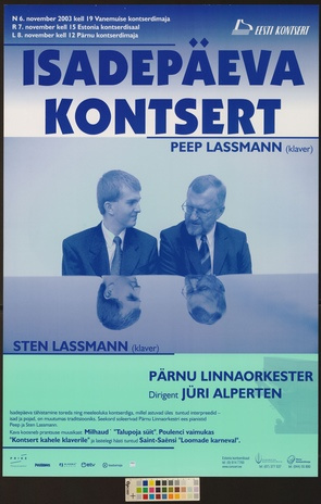 Isadepäeva kontsert : Peep Lassmann, Sten Lassmann, Pärnu Linnaorkester